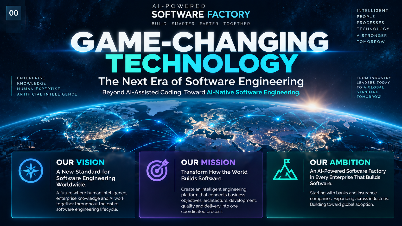 Game-Changing Technology: The Next Era of Software Engineering, with our vision, mission and ambition
